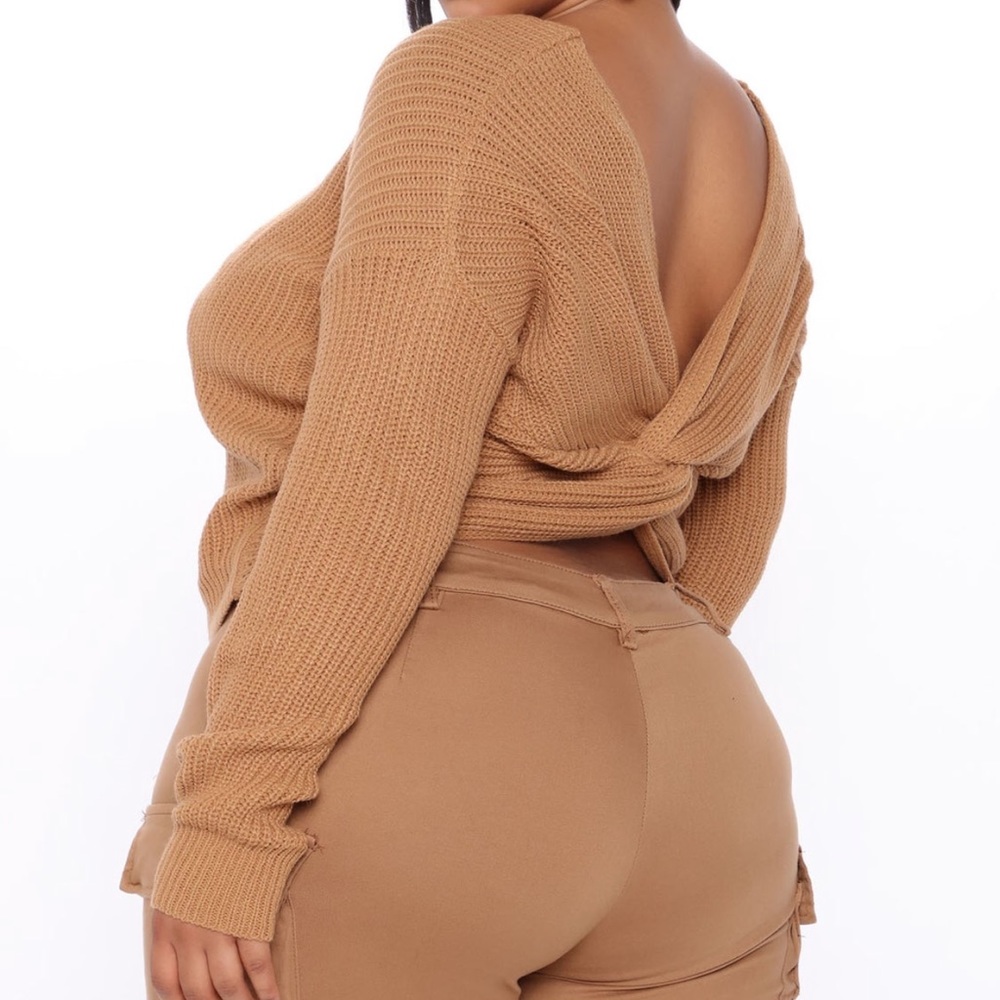 NWT 2x/3x fall favorite girl sweater camel